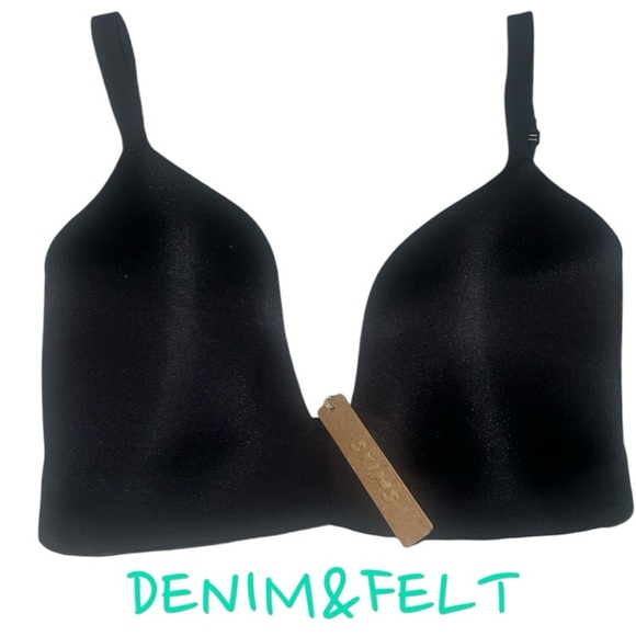 SKIMS Wireless Form T-SHIRT DEMI BRA | Color: Onyx | NEW/NWT!!🖤🖤 - Picture 5 of 9